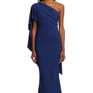 Chiara Boni La Petite Robe Lamya Long Evening Gown rich blue , 42 (6) Worn once